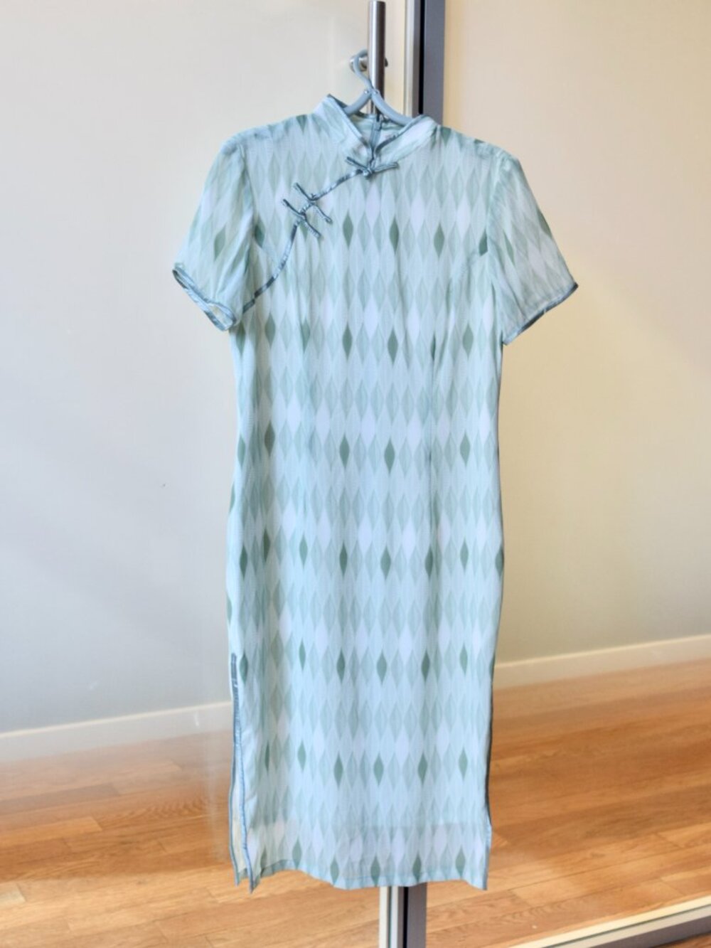Green Flora Qipao Dress - Chinese Traditional Cheongsam